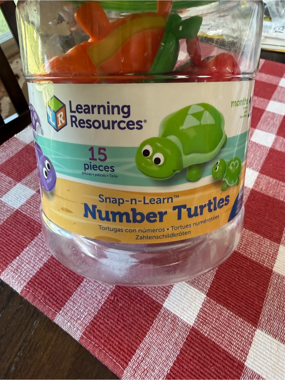 Snap-n-Learn Number Turtles - Green